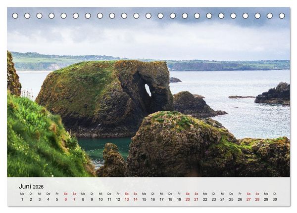 Produktbild: (Nord-)Irland - Das gr&uuml;ne Juwel (Tischkalender 2026 DIN A5 quer), CALVENDO Monatskalender