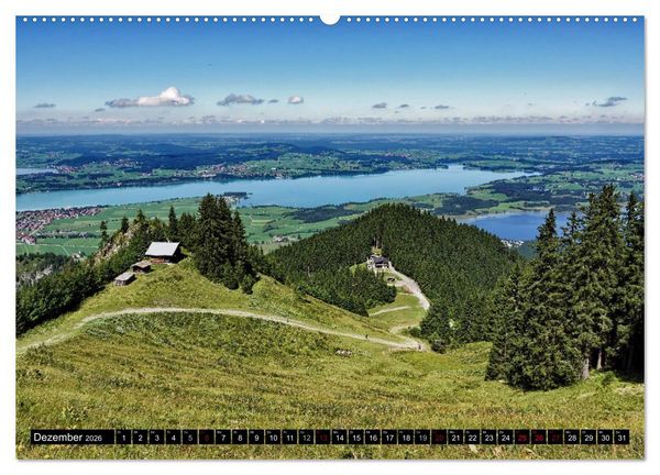 Produktbild: Allg&auml;u - Natur pur (hochwertiger Premium Wandkalender 2026 DIN A2 quer), Kunstdruck in Hochglanz