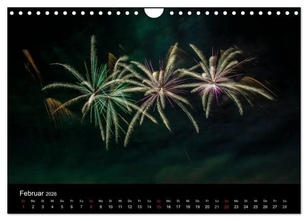 Produktbild: Das Feuerwerk (Wandkalender 2026 DIN A4 quer), CALVENDO Monatskalender