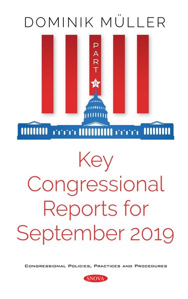 Produktbild: Key Congressional Reports for September 2019. Part VIII