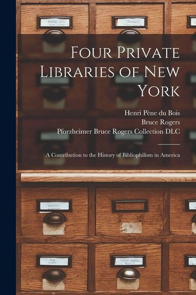 Produktbild: Four Private Libraries of New York