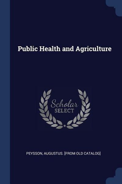 Produktbild: Public Health and Agriculture