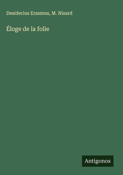 Produktbild: &Eacute;loge de la folie