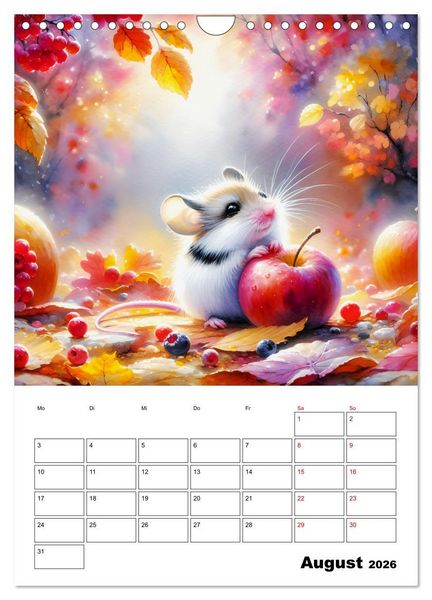Produktbild: M&auml;usespuren (Wandkalender 2026 DIN A4 hoch), CALVENDO Monatskalender