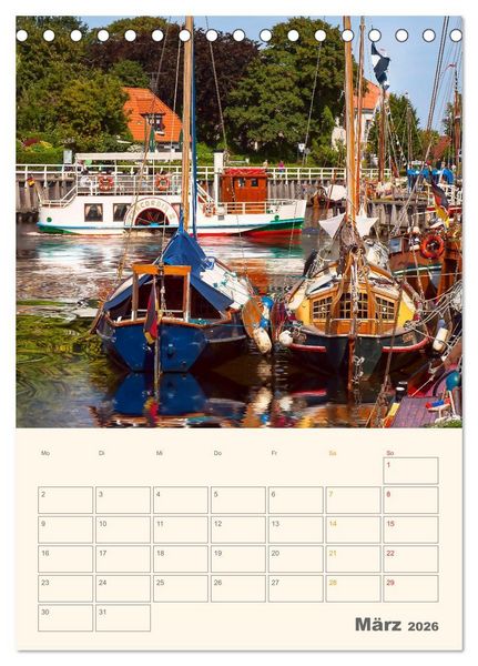 Produktbild: Ostfriesland - Carolinensiel, der Museumshafen (Tischkalender 2026 DIN A5 hoch), CALVENDO Monatskalender