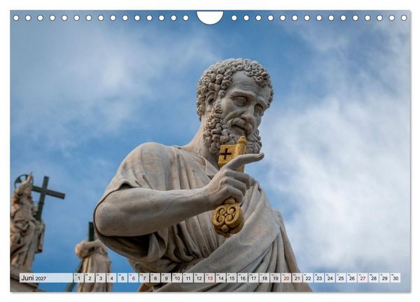 Produktbild: San Pietro - Petersplatz und Petersdom (Wandkalender 2027 DIN A4 quer), CALVENDO Monatskalender