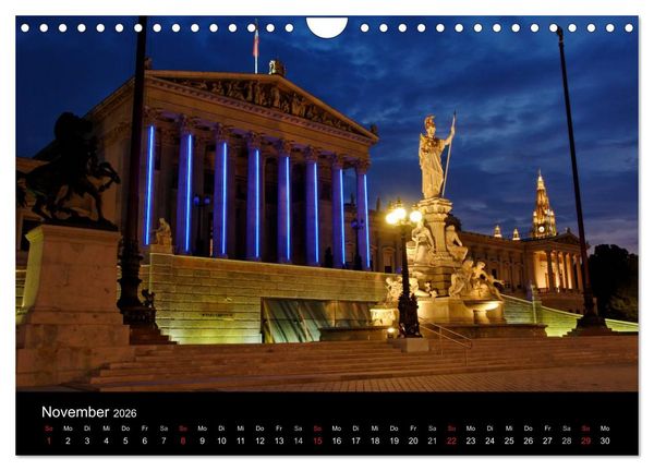 Produktbild: Wien (Wandkalender 2026 DIN A4 quer), CALVENDO Monatskalender