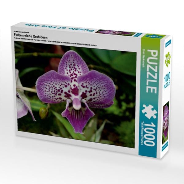 CALVENDO Puzzle Farbenreiche Orchideen 1000 Teile Lege-Größe 64 x 48 cm Foto-Puzzle Bild von Sven Herkenrath