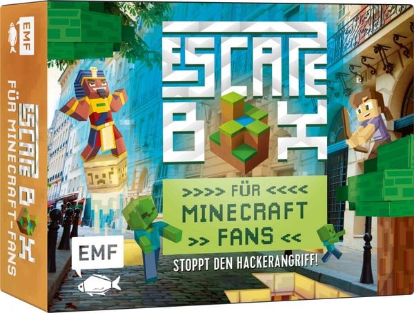 Produktbild: Die Escape-Box f&uuml;r Minecraft-Fans: Stoppt den Hackerangriff!