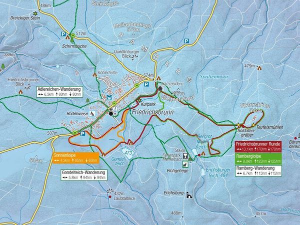 Produktbild: Wanderkarte Der &Ouml;stliche Harz 1:50.000