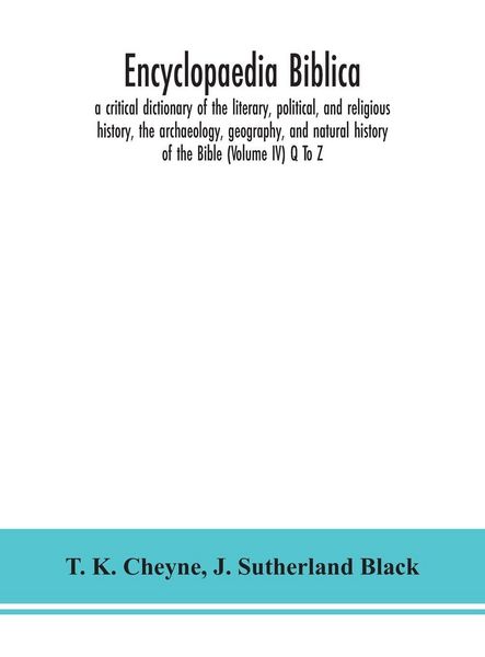 Produktbild: Encyclopaedia Biblica