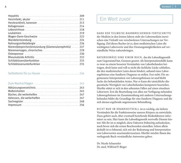 Produktbild: Laborwerte