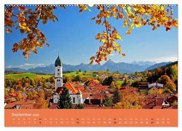 Produktbild: Romantisches Allg&auml;u (Wandkalender 2026 DIN A2 quer), CALVENDO Monatskalender