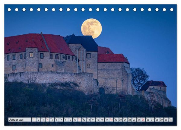Produktbild: Willkommen im Burgenlandkreis (Tischkalender 2026 DIN A5 quer), CALVENDO Monatskalender
