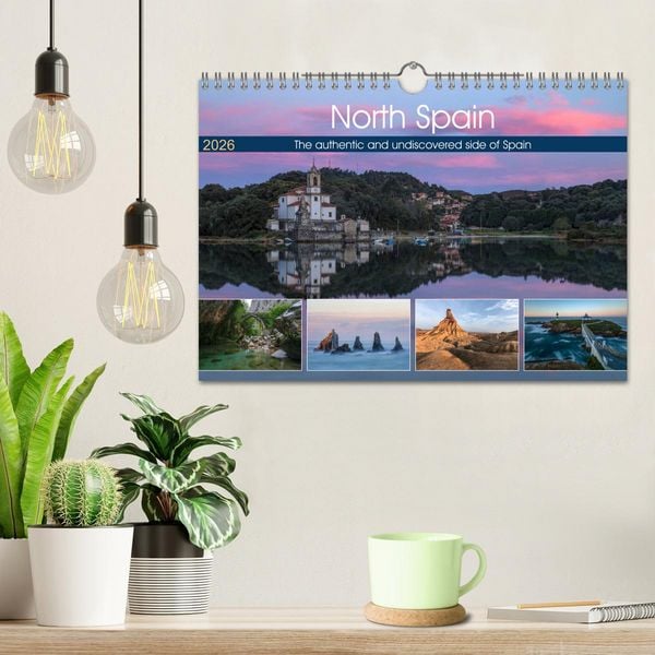 Produktbild: North Spain, the authentic and undiscovered side of Spain (Wall Calendar 2026 DIN A4 landscape), CALVENDO 12 Month Wall Calendar