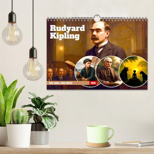 Produktbild: Rudyard Kipling (Wandkalender 2026 DIN A4 quer), CALVENDO Monatskalender