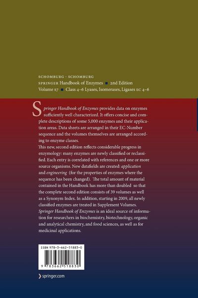 Produktbild: Class 4-6 Lyases, Isomerases, Ligases