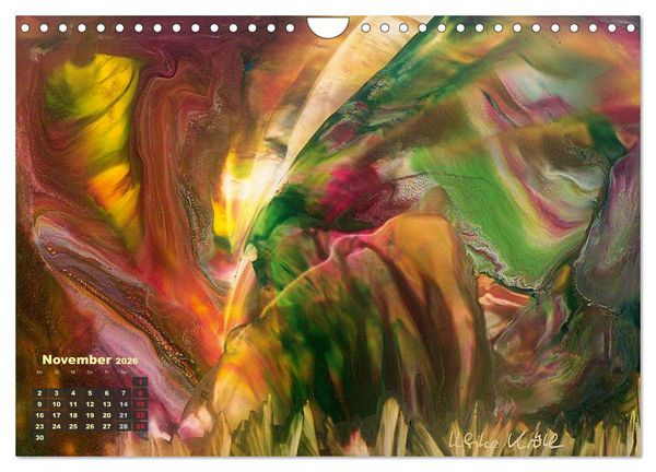 Produktbild: Encaustic Kunstkalender 2026 (Wandkalender 2026 DIN A4 quer), CALVENDO Monatskalender