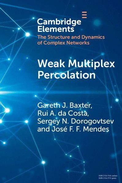 Produktbild: Weak Multiplex Percolation