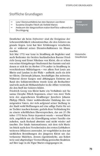 Produktbild: Klett Lekt&uuml;rehilfen J. M. R. Lenz, Der Hofmeister/Die Soldaten