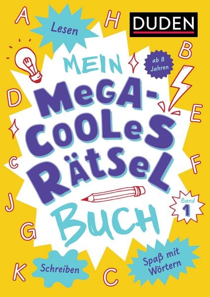Produktbild: Mein megacooles R&auml;tselbuch - Lesen | Schreiben | Spa&szlig; mit W&ouml;rtern - ab 8 Jahren - Band 1