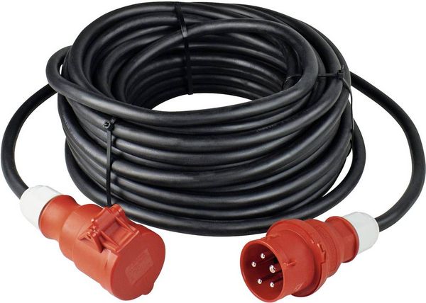 Produktbild: AS Schwabe 61360 Strom Verl&auml;ngerungskabel 16A Schwarz 5.00m H07RN-F 5G 2,5mm&sup2;