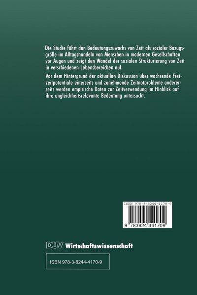 Produktbild: Zwischen Zeitbindung und Zeitautonomie