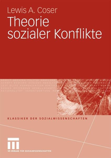 Produktbild: Theorie sozialer Konflikte