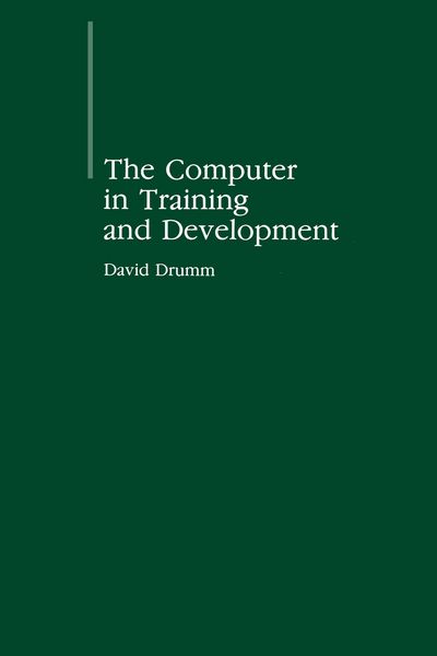 Produktbild: The Computer in Training and Development