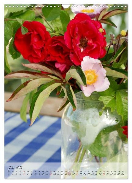 Produktbild: Blumenstr&auml;u&szlig;e aus Garten, Feld und Wald (Wandkalender 2026 DIN A3 hoch), CALVENDO Monatskalender