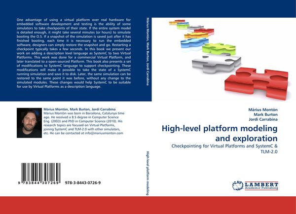 Produktbild: High-level platform modeling and exploration