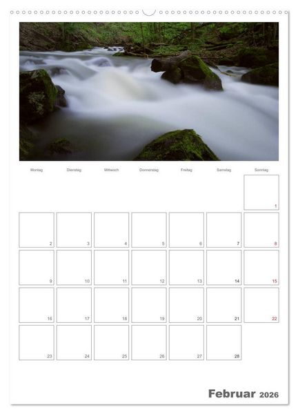Produktbild: Harzer Wasserwelten (Wandkalender 2026 DIN A2 hoch), CALVENDO Monatskalender