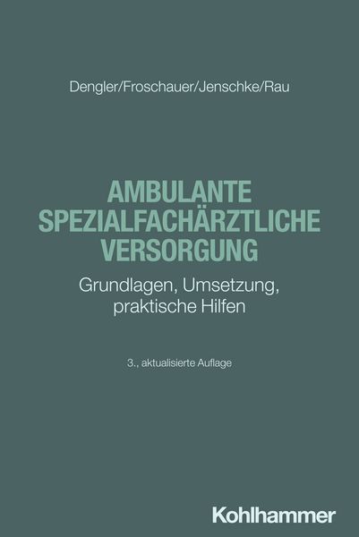 Produktbild: Ambulante spezialfach&auml;rztliche Versorgung