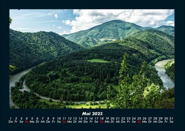 Produktbild: Bergige Welten 2025 Fotokalender DIN A4