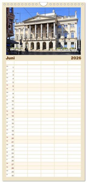 Produktbild: Familienplaner 2026 - Zauberhaftes Breslau mit 5 Spalten (Wandkalender, 21 x 45 cm) CALVENDO
