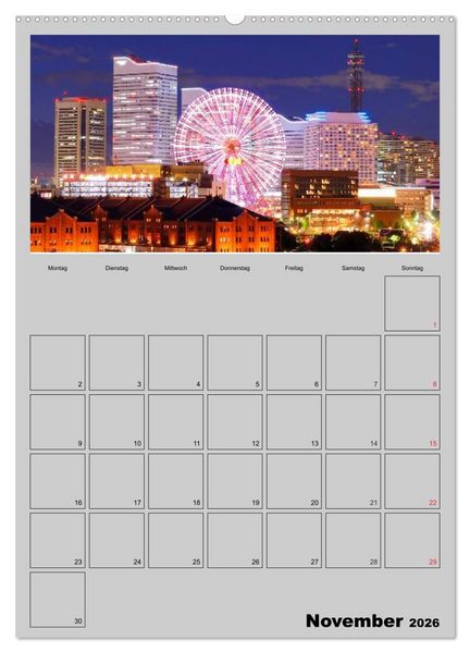 Produktbild: Wundervolles Japan (Wandkalender 2026 DIN A2 hoch), CALVENDO Monatskalender