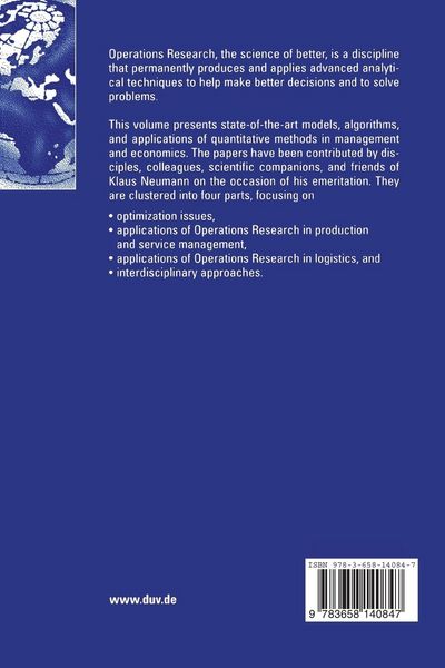 Produktbild: Perspectives on Operations Research