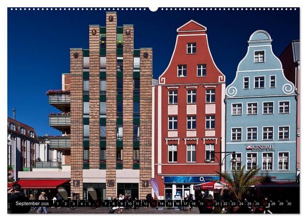 Produktbild: Ostseeperle Rostock (Wandkalender 2026 DIN A2 quer), CALVENDO Monatskalender