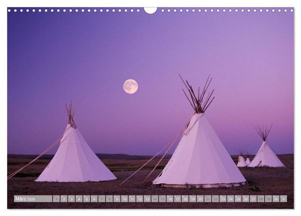 Produktbild: Magisches Indianerland (Wandkalender 2026 DIN A3 quer), CALVENDO Monatskalender
