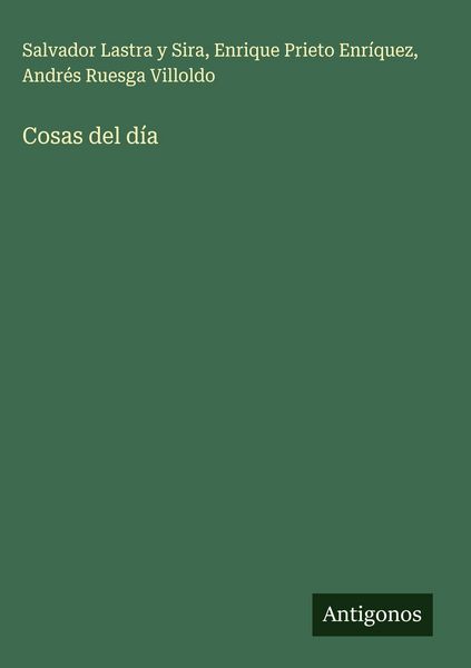 Produktbild: Cosas del d&iacute;a