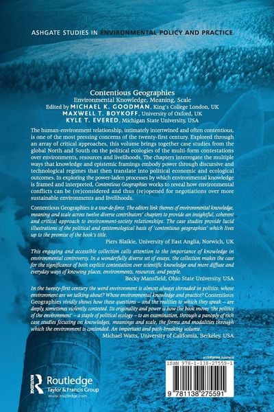 Produktbild: Contentious Geographies
