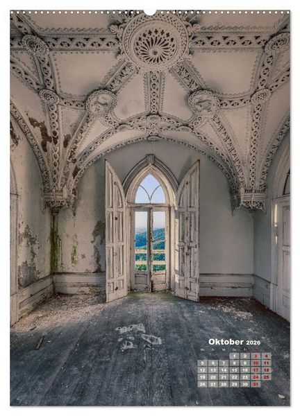 Produktbild: Lost Places - morbide Sch&ouml;nheiten (hochwertiger Premium Wandkalender 2026 DIN A2 hoch), Kunstdruck in Hochglanz