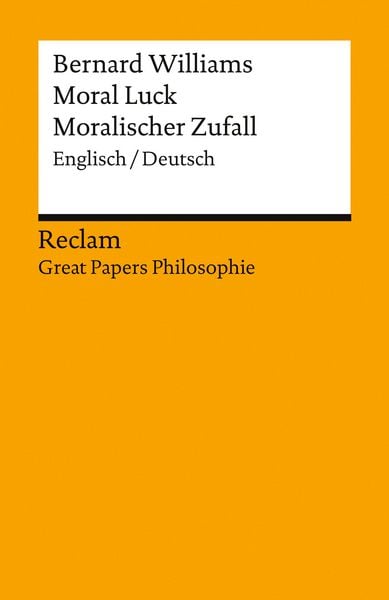 Produktbild: Moral Luck / Moralischer Zufall