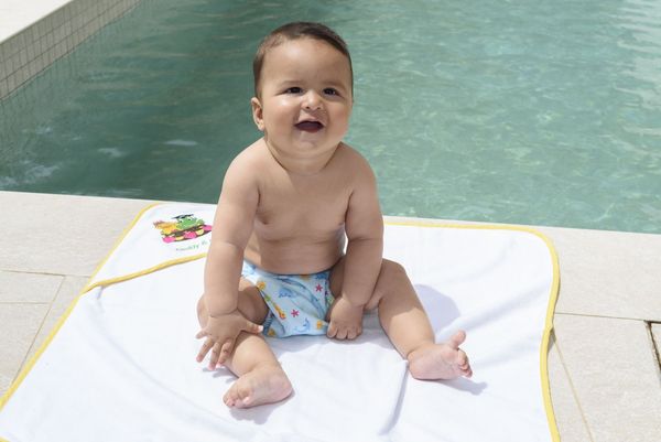 Produktbild: Freds Swim Nappy Schwimmwindel, wiederverwendbar, blau, Gr&ouml;&szlig;e 2: 9-16 kg