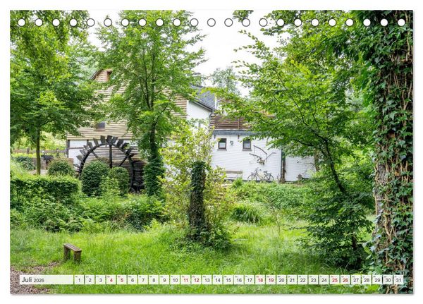 Produktbild: Romantisches Wegberg (Tischkalender 2026 DIN A5 quer), CALVENDO Monatskalender