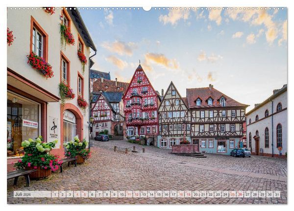 Produktbild: Miltenberg Impressionen (Wandkalender 2026 DIN A2 quer), CALVENDO Monatskalender