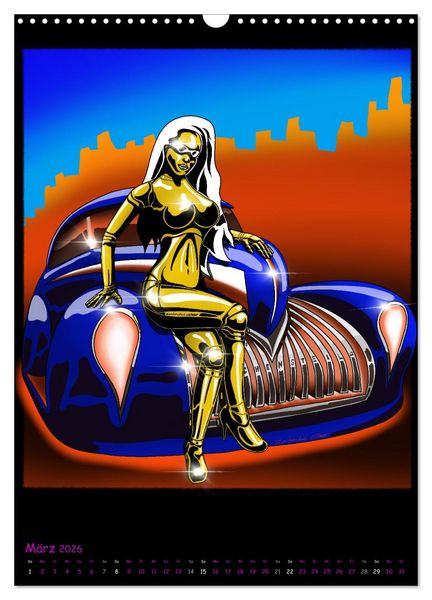 Produktbild: CYBER PINUPS (Wandkalender 2026 DIN A3 hoch), CALVENDO Monatskalender