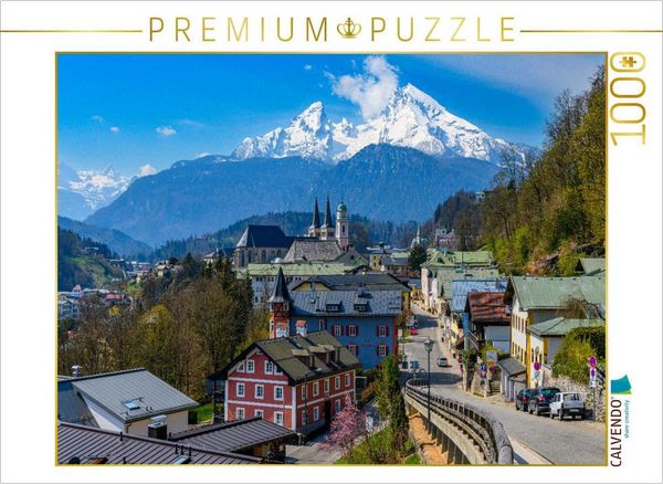 Produktbild: CALVENDO Puzzle Blick auf Berchtesgaden, Berchtesgaden | 1000 Teile Lege-Gr&ouml;&szlig;e 64x48cm Foto-Puzzle f&uuml;r gl&uuml;ckliche Stunden