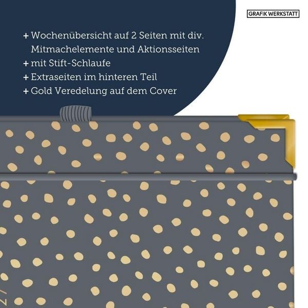 Produktbild: Terminplaner A5 Premium 2027 Dunkelgrau