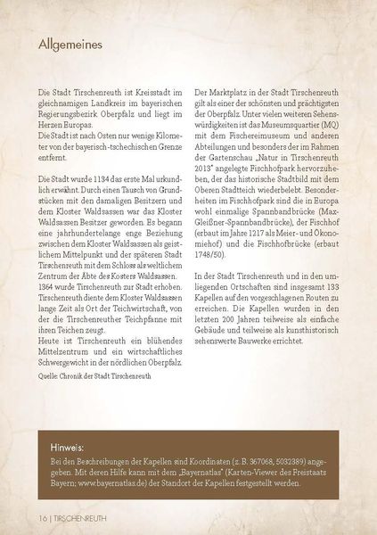Produktbild: Kapellen im Landkreis Tirschenreuth